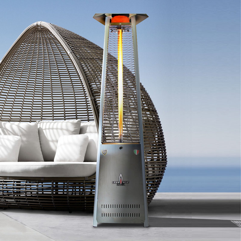 Lava Heat Lite Flame Tower 56,000 BTU Propane Patio Heater Wayfair.ca